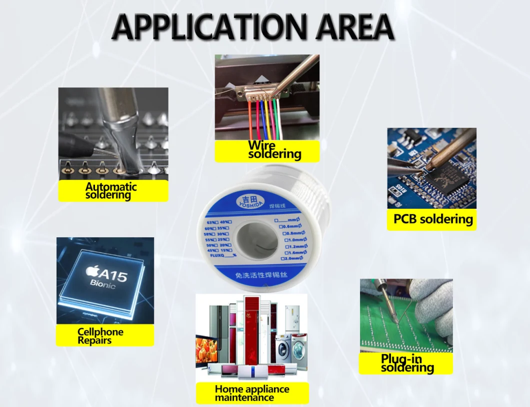 0.6mm Repair Solder Wire Sn60pb40 Tin Lead 500g OEM