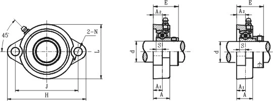 Pillow Block Bearings Sbpfl204 Bearing